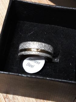 Stainless Steel Band Ring size7
