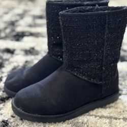 Sparkly Black Boots 