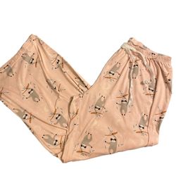 Bobbie Brooks women’s sloth pajama bottoms, size 1x