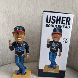 Usher Bobblehead Atlanta Braves SGA
