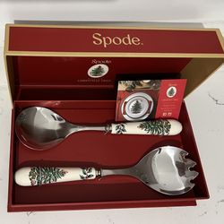Set of 2 - Spode Salad Servers 