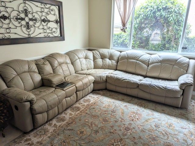 Leather Sectional Sofa Couch