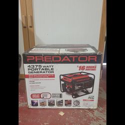 PREDATOR 4375 Watt Gas Powered Portable Generator with CO SECURE Technology, CARB


