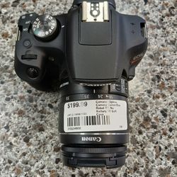 Canon Camera Rebel T7 *NO BATTERY*