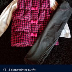 4T Girls Winter outfit 