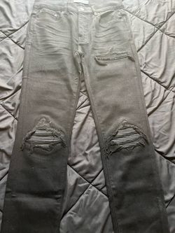 Stacked Distressed MX1 Style Denim