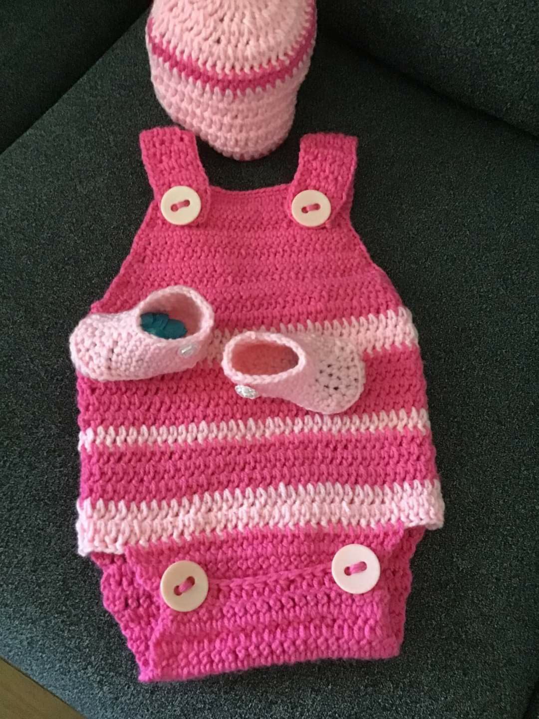 Crochet para. Bebe de 0a3 meses