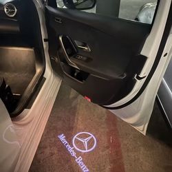 Mercedes Logo Door Lights