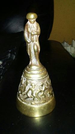 Brass colonial bell