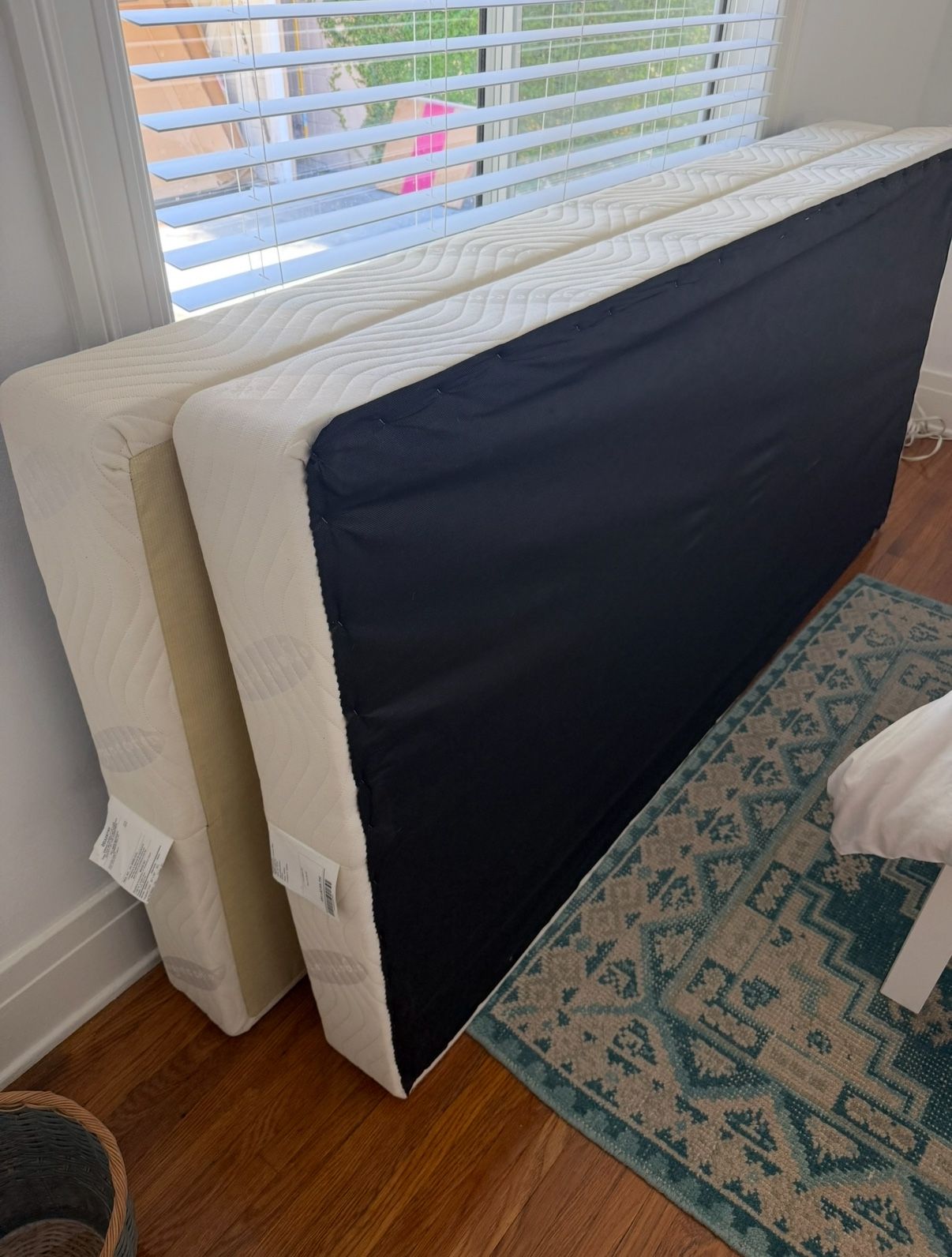 Brand New / Never Used Saatva Box Spring - Split King - Foundation and Bunkie Board