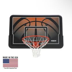 Lifetime 44 Inch Basketball Rim And Back bored 
