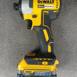 Dewalt Compact Drill With POWER STACK BATTERY