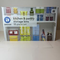Kitchen & Pantry Storage Bins 18-piece 