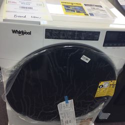 Whirlpool washer 5.0 cu ft front load Model#WFW6605MW
