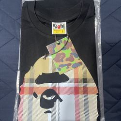 Burberry X Bape Shirt Size L