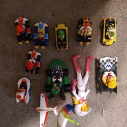 Nintendo Super Mario Bros Hot Wheels Cars Lot