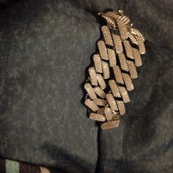 Silver Gold Bracelet 