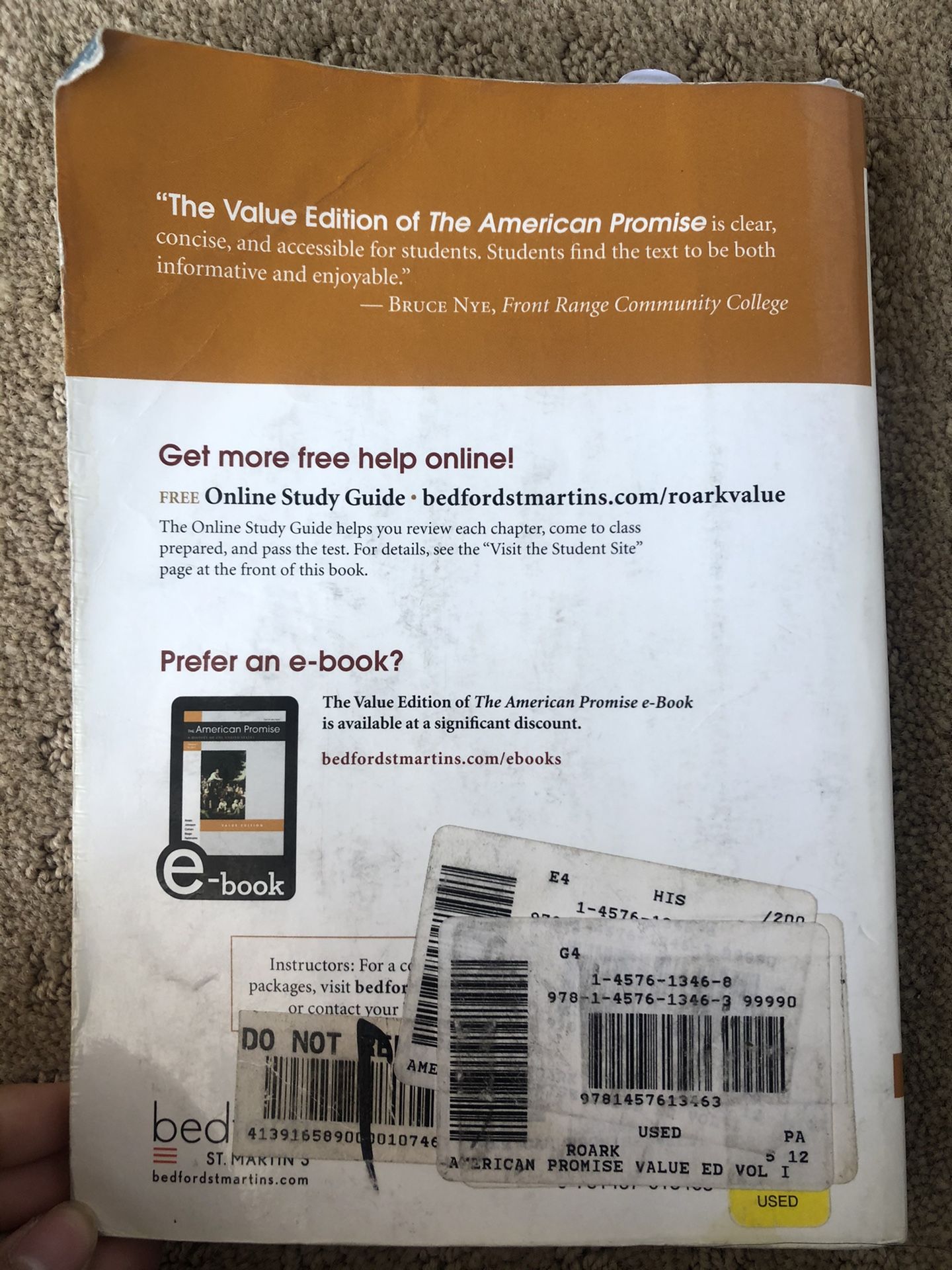 The American promise volume 1