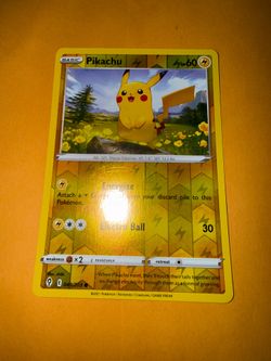 Pikachu Pokemon card