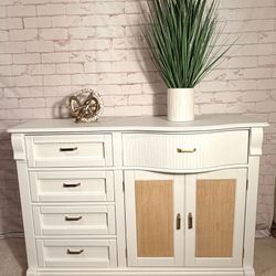 🌿 Modern Farmhouse Dresser & Nightstands Set 🌿