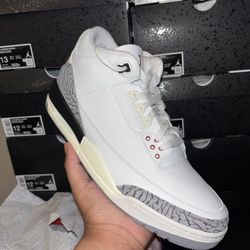 Jordan 3 White Cement Reimagined Size 12M DS