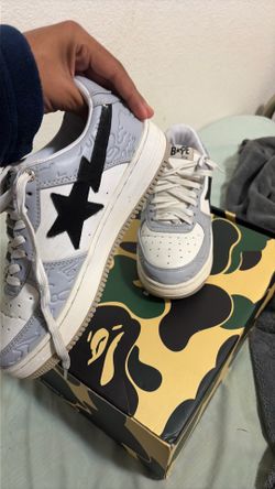Gray Bape Shoes