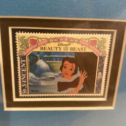 BELLE BEAUTY AND THE BEAST WALT DISNEY STAMP