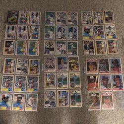 50 + Cased Vintage MLB BASEBALL CARD GREATS : Rookies All Stars Topps Donruss 1980s