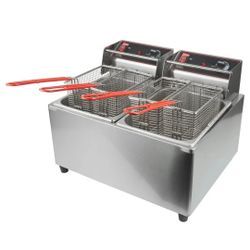CECILWARE PRO EL-2X15 ELECTRIC COUNTERTOP FRYER  Retail  $1040