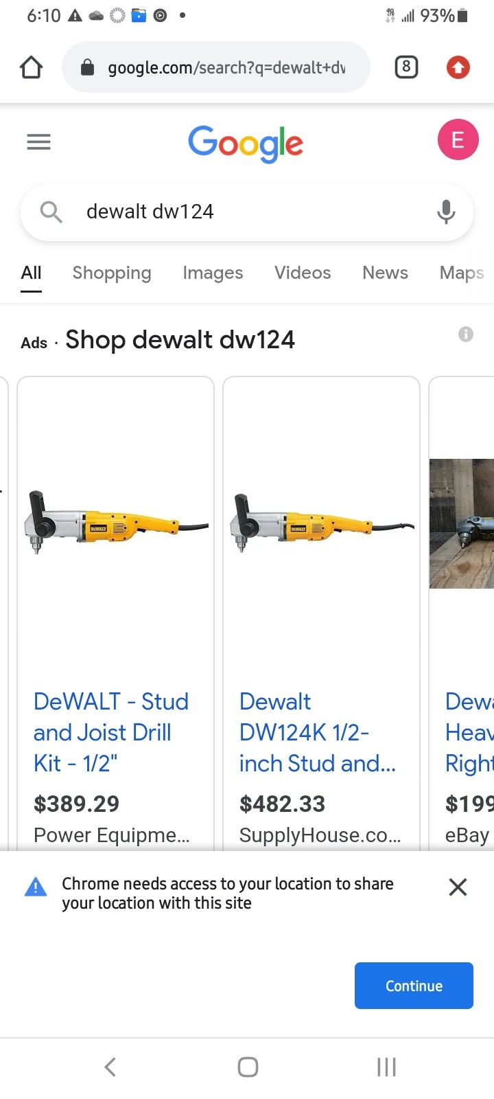 Dewalt Dw124 1/2 13mm Right Angle Drill 100$if You Buy It Now