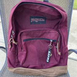 Jansport Burgundy Backpack