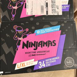 Ninjamas L / Xl   $20   L/XL