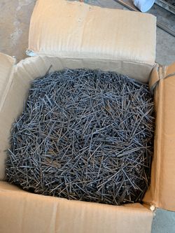 Finish nails a box of 50 lb 1 3/4”