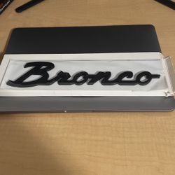 Bronco Side Emblem 