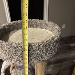 Cat scratch post and stand.