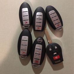 Nissan And Infiniti Compatibility Key Part Ignition 