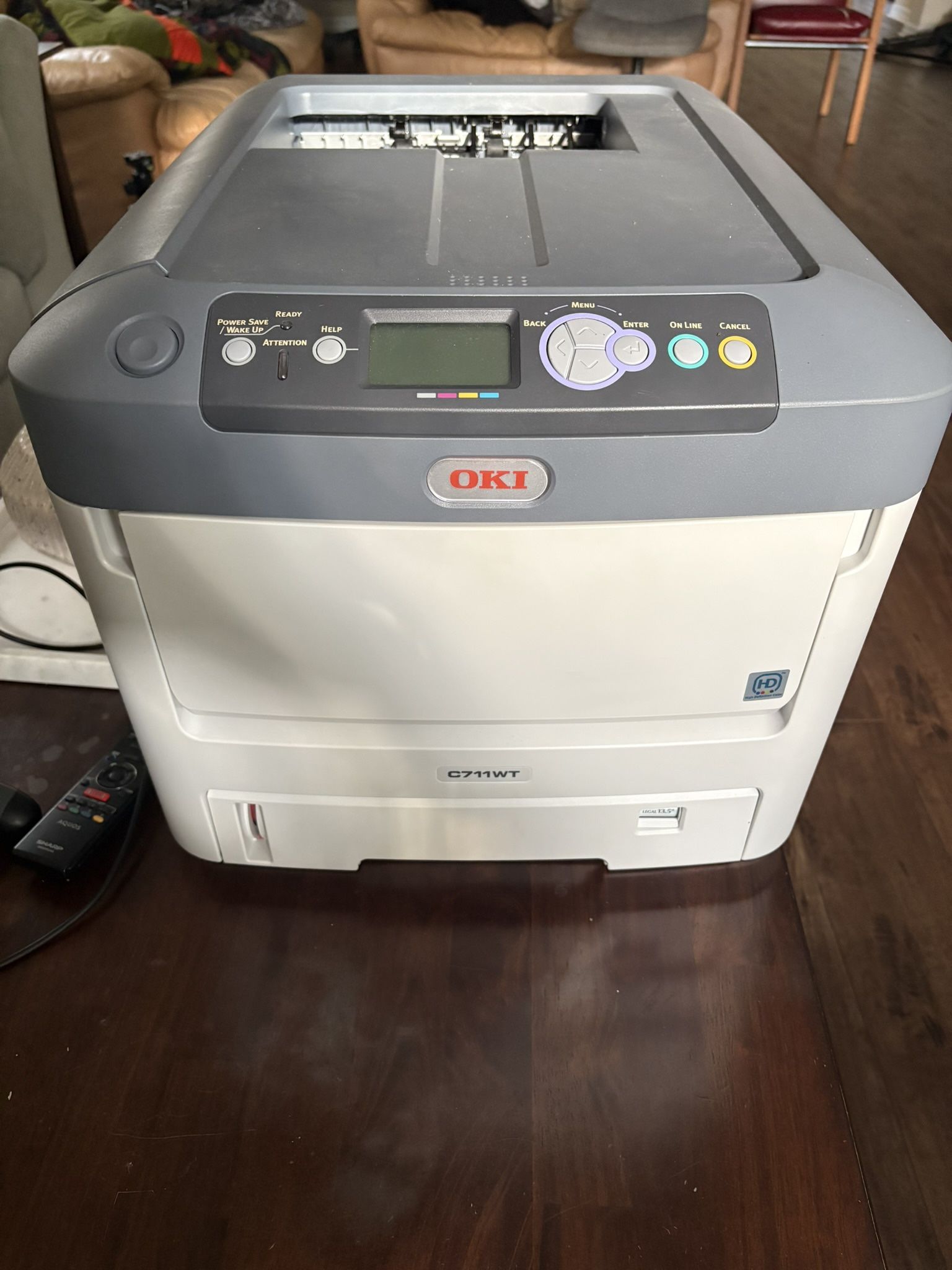 OKI White Toner Printer (PICK UP ONLY)