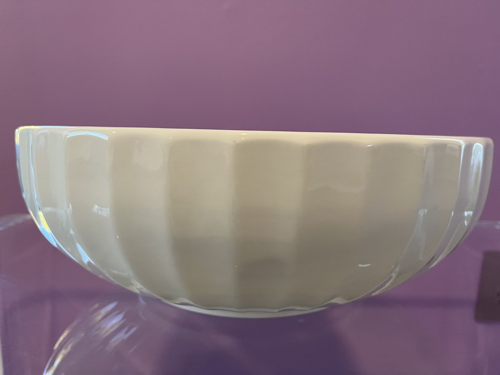 STRAWBERRY STREET oven/microwave/dishwasher safe, porcelain, white 14” x 5”