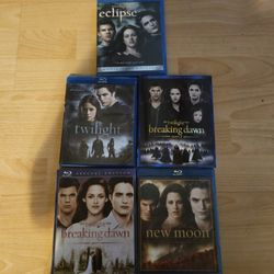 5 Twilight Dvds