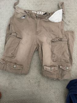 Brown VIP cargo jeans