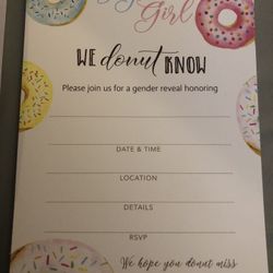 gender reveal invites