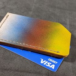 Ombre Leather Front Pocket Wallet 