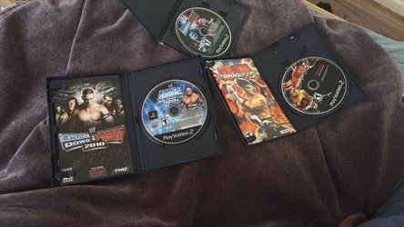 PS2 Wrestling & Fighting Games Lot