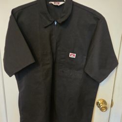 New Ben Davis Large 1/4 Twill Pullover 