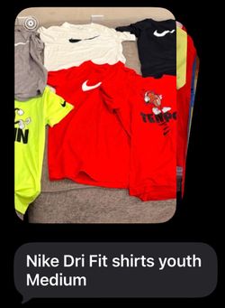 Nike Dri-FIT Youth Medium Shirt Lot (10+ Shirts) – Athletic & School Wear