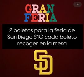 Tiket for fair San Diego 10 (2)