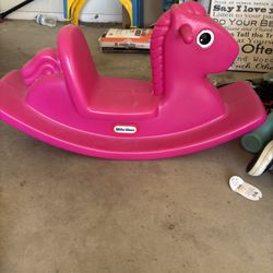 Fisher Price Plastic Rocking Horse