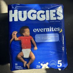 Huggies Overnites Diaper Size. 5