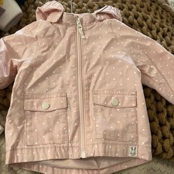Pink Polkadots Jacket 6 Months 
