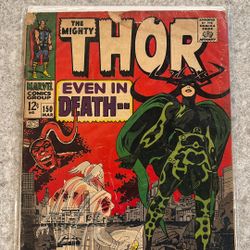 Thor 150 1968 Marvel Comics 1rst Cover App Hela Wrecker Loki